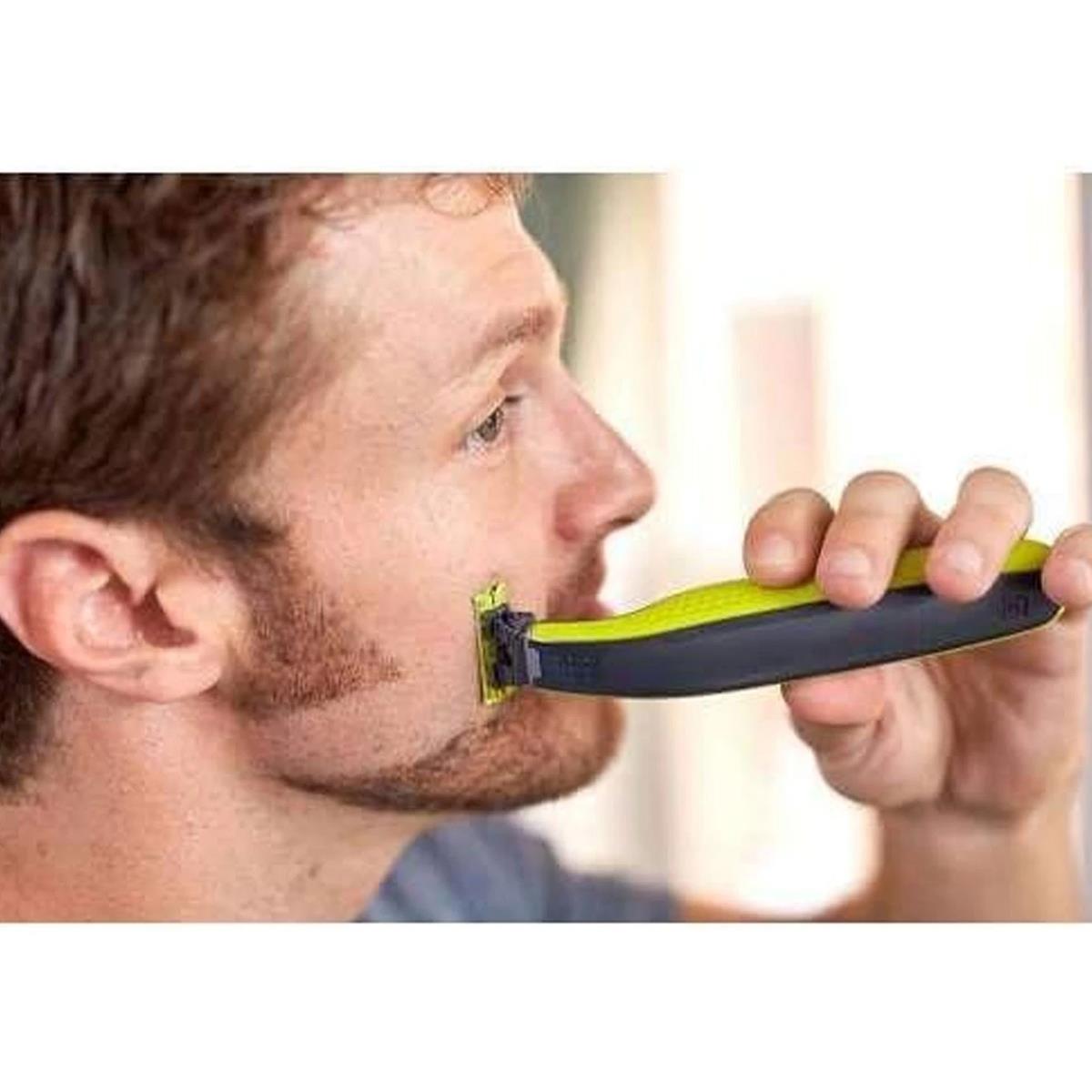Philips OneBlade Face And Body Trimmer Shaver 5 In 1 Wet And Dry Grooming Kit 45 Min Cordless Use USB - Image 5