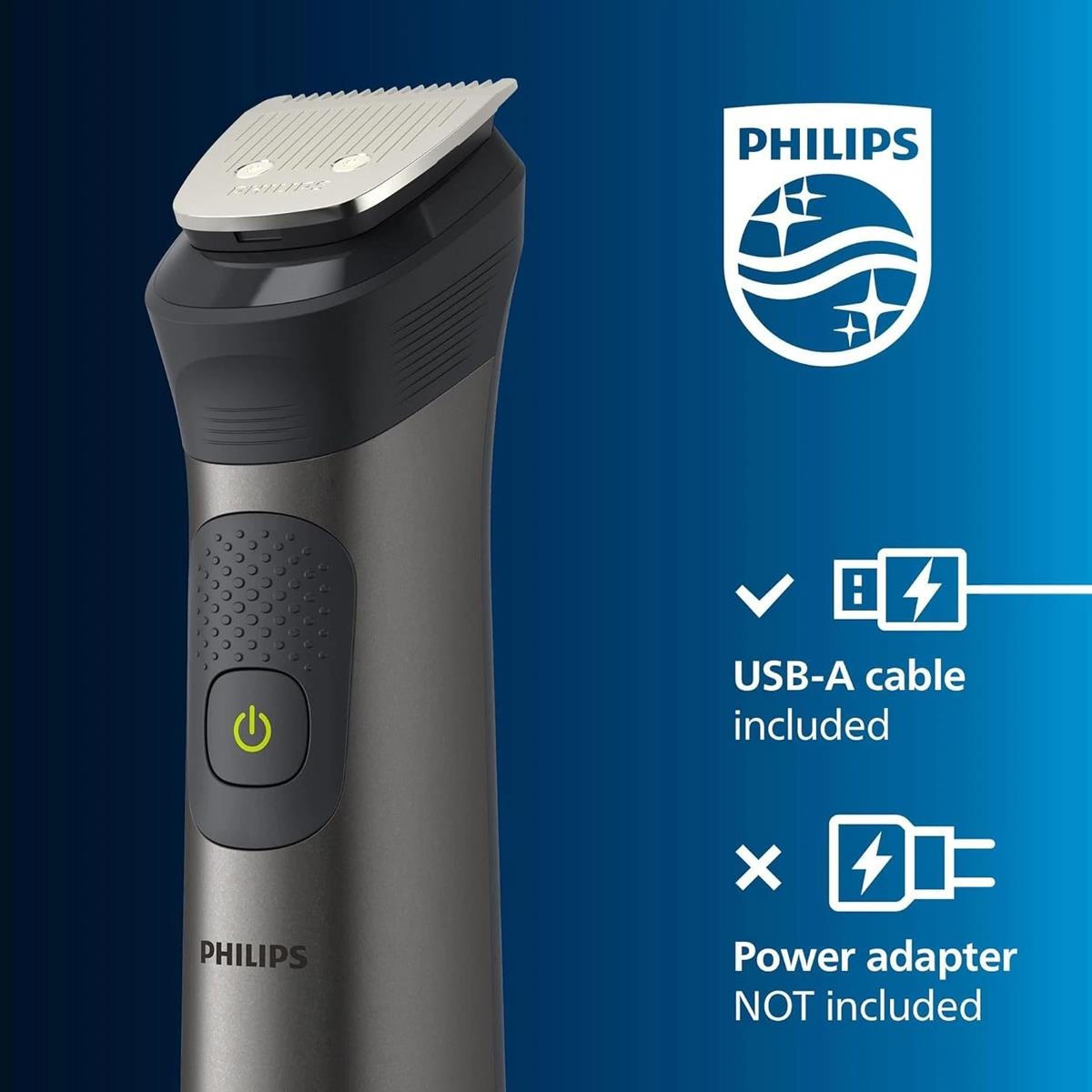 Philips Series 7000 15 In1 Multigroomer Beard Hair And Body Trimmer 26 Length Settings 0.5 - 20mm Brushed Chrome - Image 8