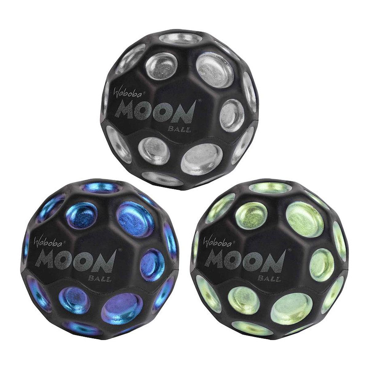 Waboba Dark Side of the Moon Ball Zero Gravity Foam Hyper Bouncing 63mm Assorted