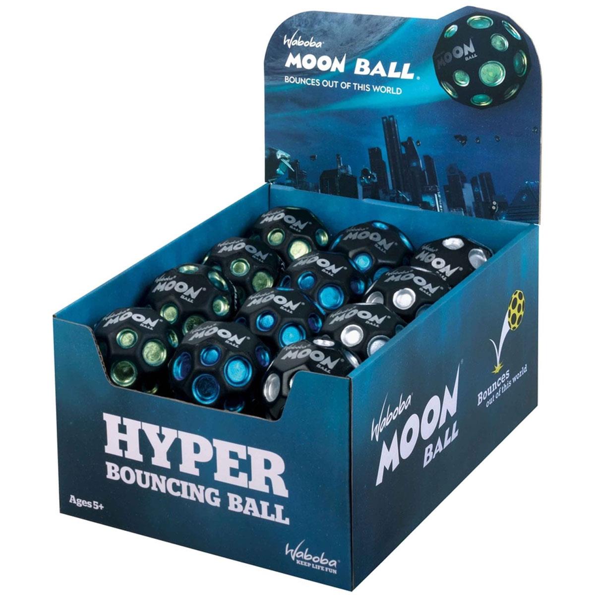 Waboba Dark Side of the Moon Ball Zero Gravity Foam Hyper Bouncing 63mm Assorted - Image 2