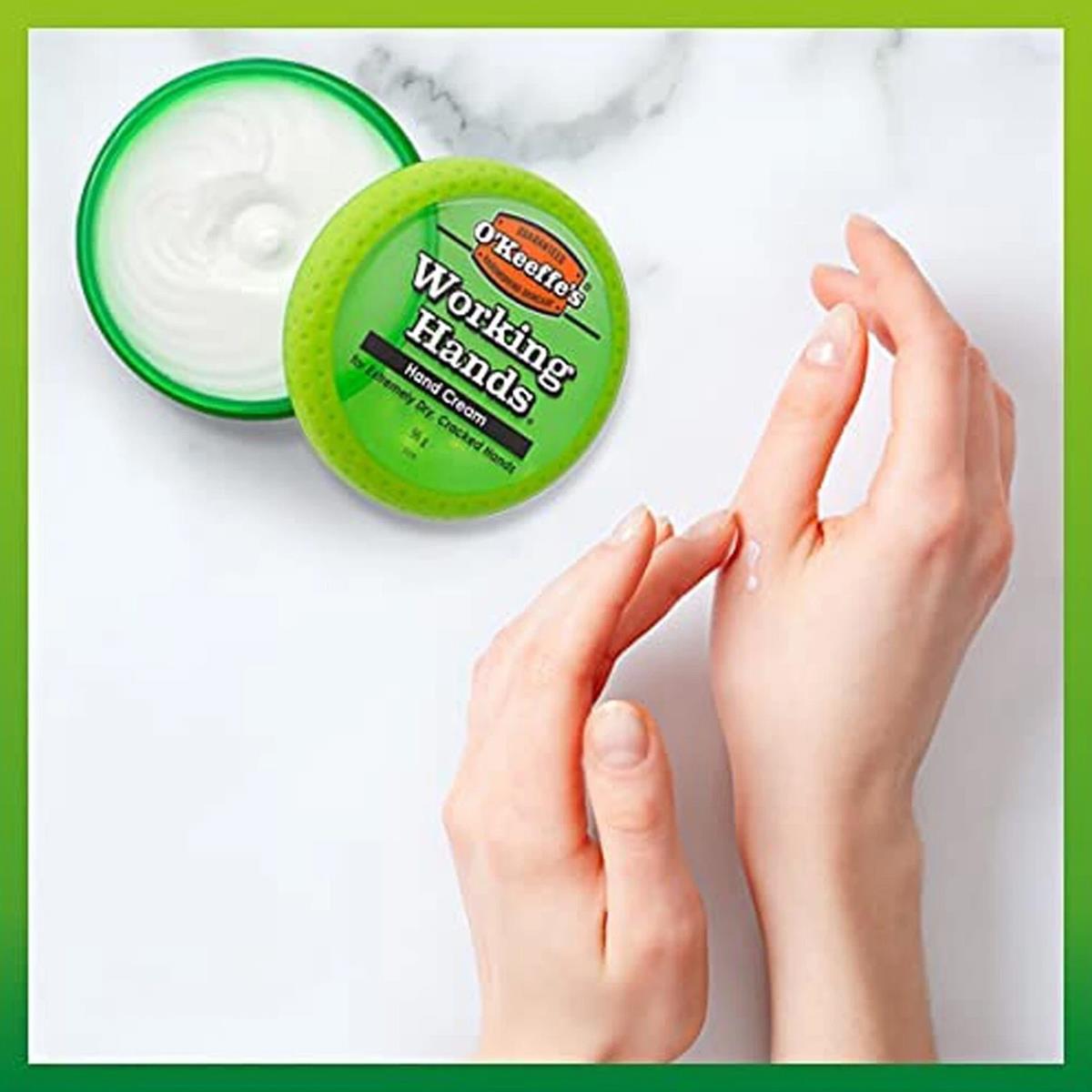 O Keeffes Working Hands Hand Cream Intensive Moisturiser For Dry And Cracked Skin Glycerin Unscented 96g - Image 5