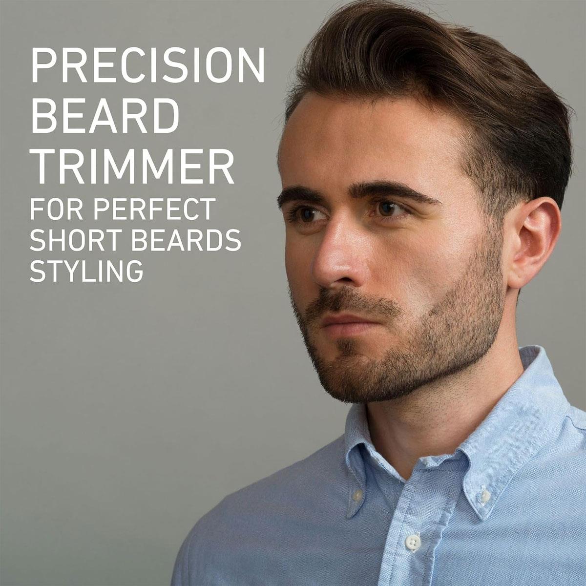 Panasonic Wet & Dry Beard Trimmer for Men 20 Cutting Lengths 0.5-10mm Stainless Steel Blades Black 3-Pin Plug - Image 2