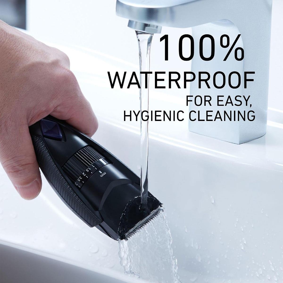 Panasonic Wet & Dry Beard Trimmer for Men 20 Cutting Lengths 0.5-10mm Stainless Steel Blades Black 3-Pin Plug - Image 5
