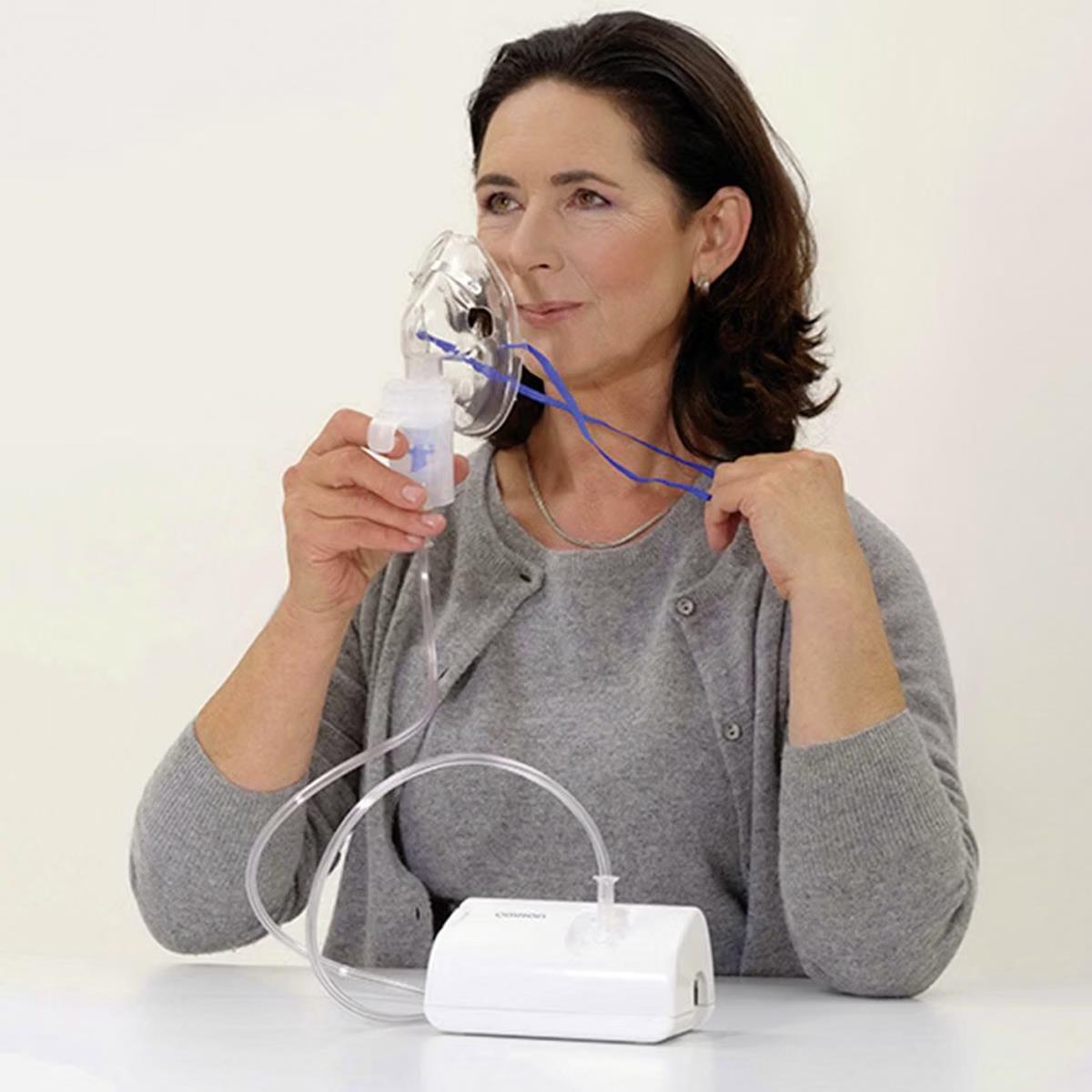 Omron CompAir Compressor Nebuliser Quiet Operation Virtual Valve Technology Lower Airway Therapy Home Use - Image 5