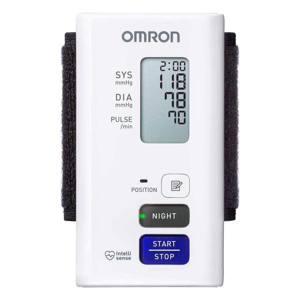 Omron NightView Wrist Blood Pressure Monitor Automatic Day And Night Measurement 13.5 - 21.5cm Cuff Bluetooth App