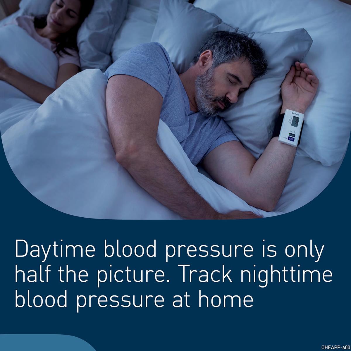 Omron NightView Wrist Blood Pressure Monitor Automatic Day And Night Measurement 13.5 - 21.5cm Cuff Bluetooth App - Image 3