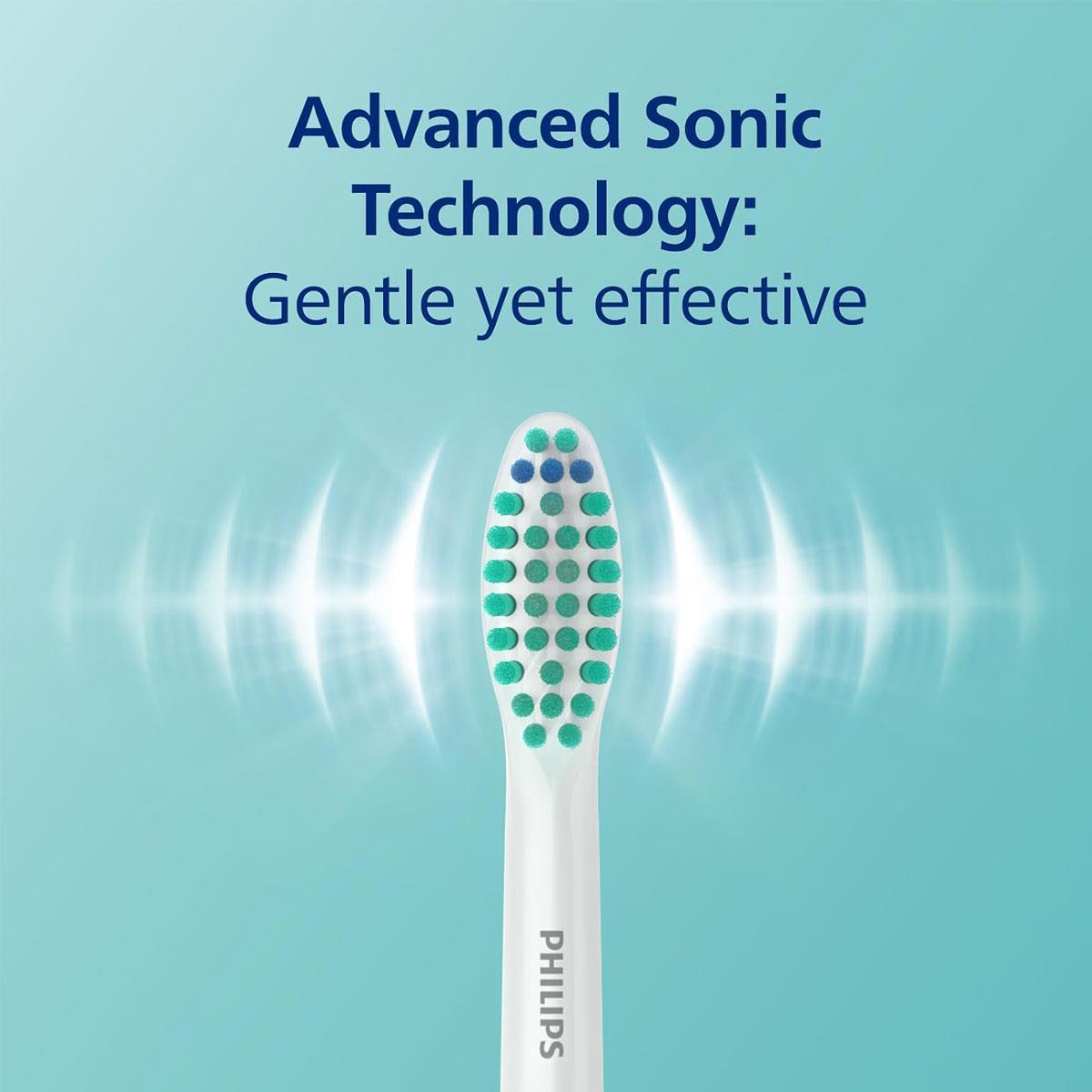 Philips Sonicare 3100 Series Sonic Electric Toothbrush with Pressure Sensor C1 ProResults Head Timer Black - Image 3