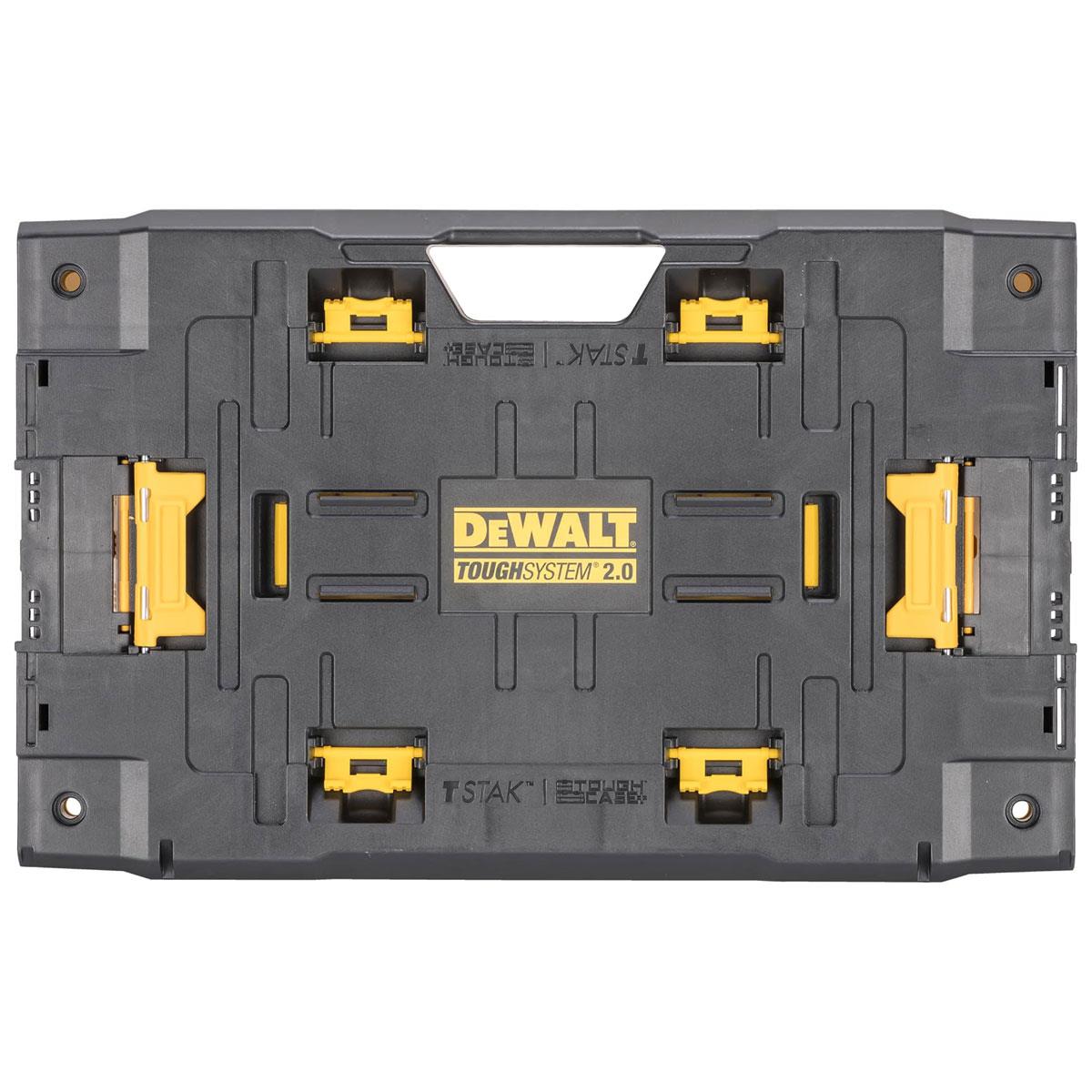 Dewalt TOUGHSYSTEM 2.0 Adaptor Plate for TSTAK & ToughCase Tool Storage Yellow Black - Image 4