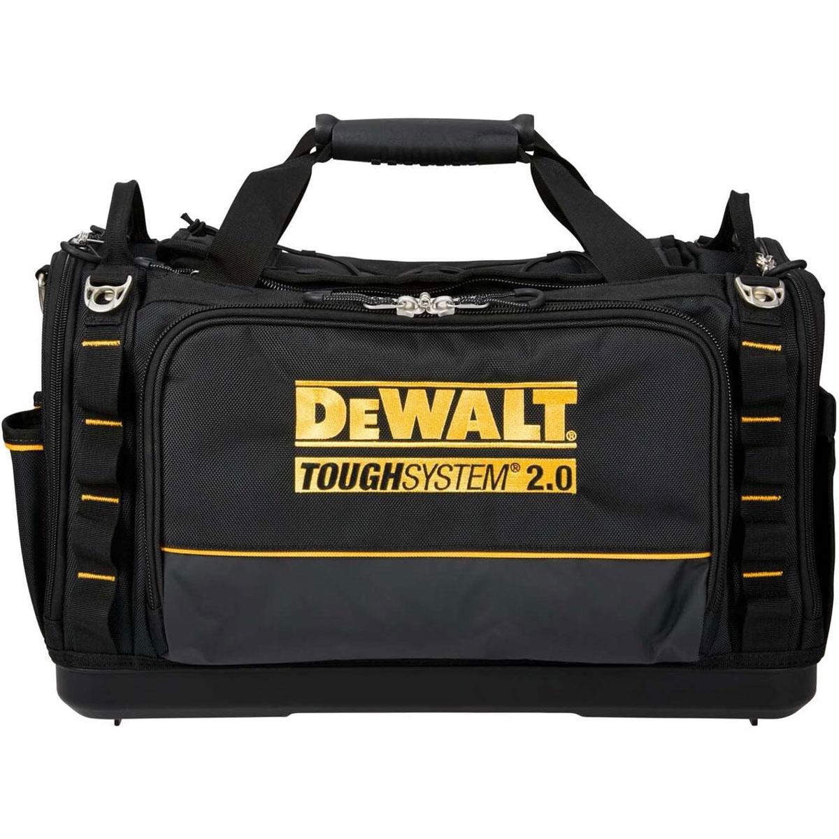 Dewalt TOUGHSYSTEM Soft Tool Bag 560mm 74L Heavy Duty Polyester Black with Zipper - Image 3