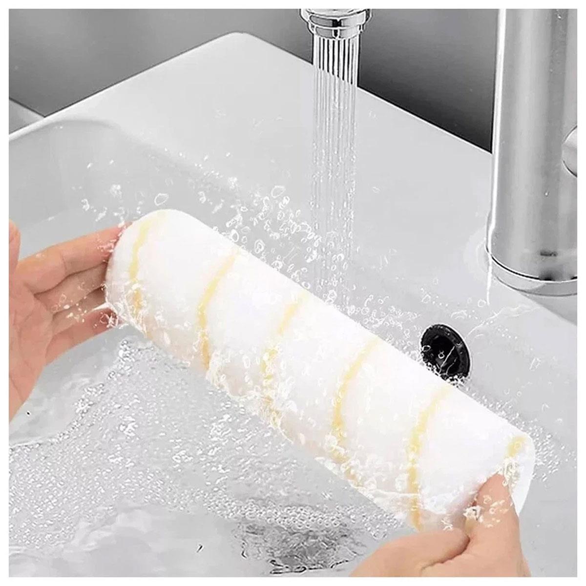 Generic Paint Roller Set with Extension Pole Paint Tray Brush and Roller Sleeves for Walls & Ceilings - Image 7