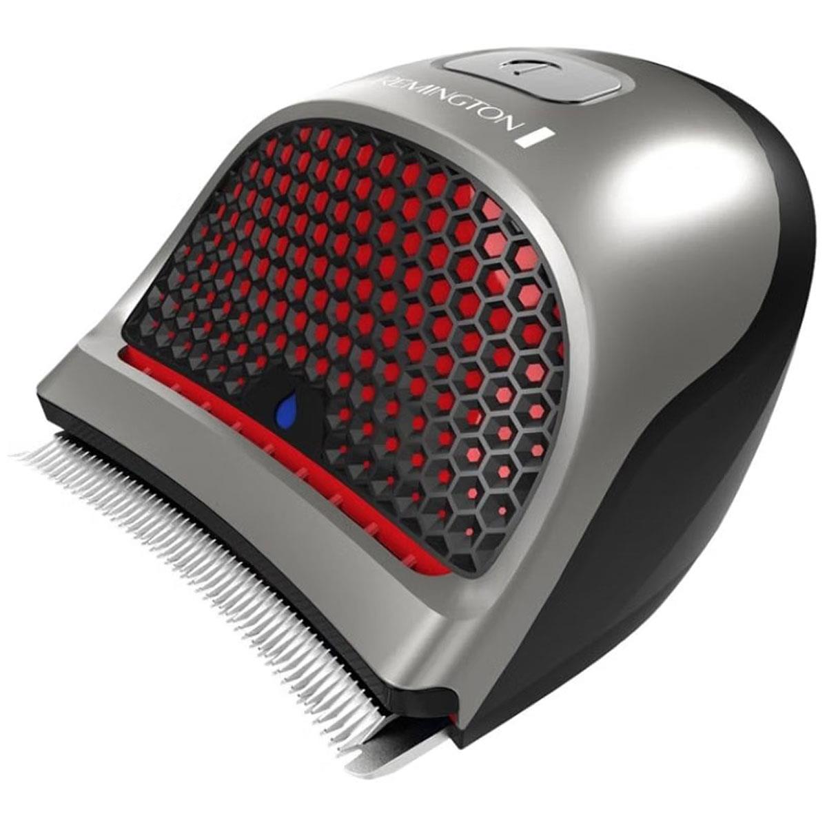 Remington Quick Cut Hair Clipper Cordless Rechargeable Stainless Steel Blades 9 Combs 1.5–15 mm Silver/Black - Image 2