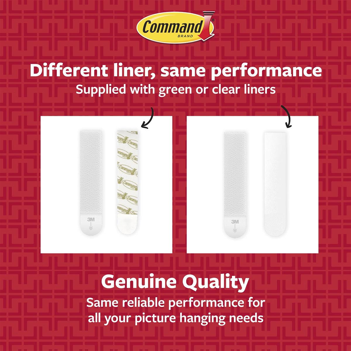3M Command Picture Hanging Strips Large 12 Pairs White Damage-Free Adhesive Hangers 24 Strips 7kg - Image 8