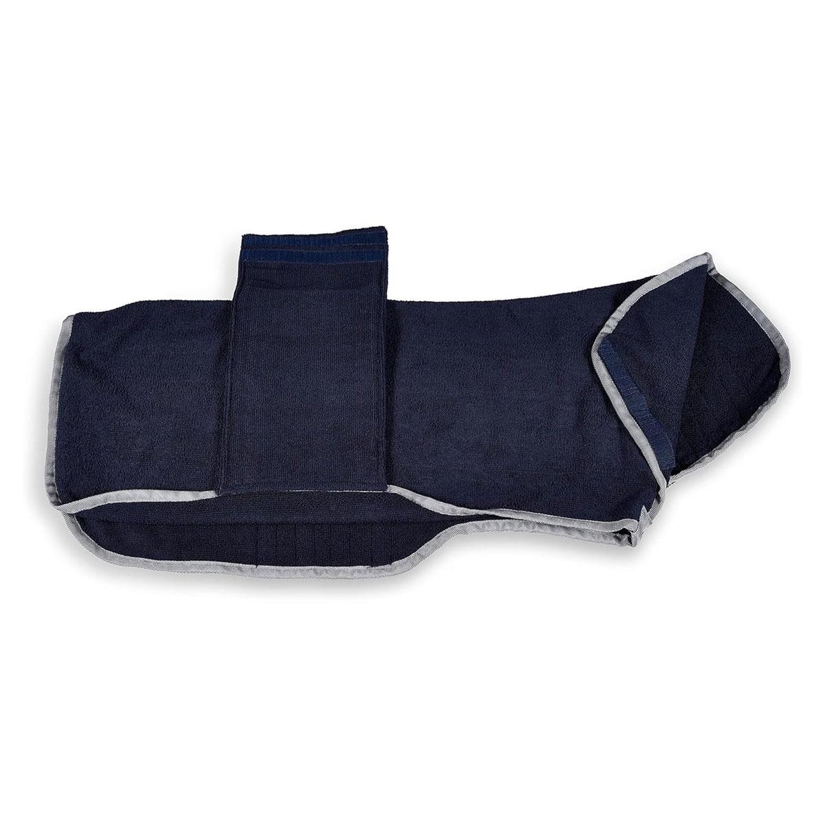 Petface Microfibre Dog Drying Robe Outdoor Paws X-Small 30cm Blue Lightweight Absorbent - Image 4