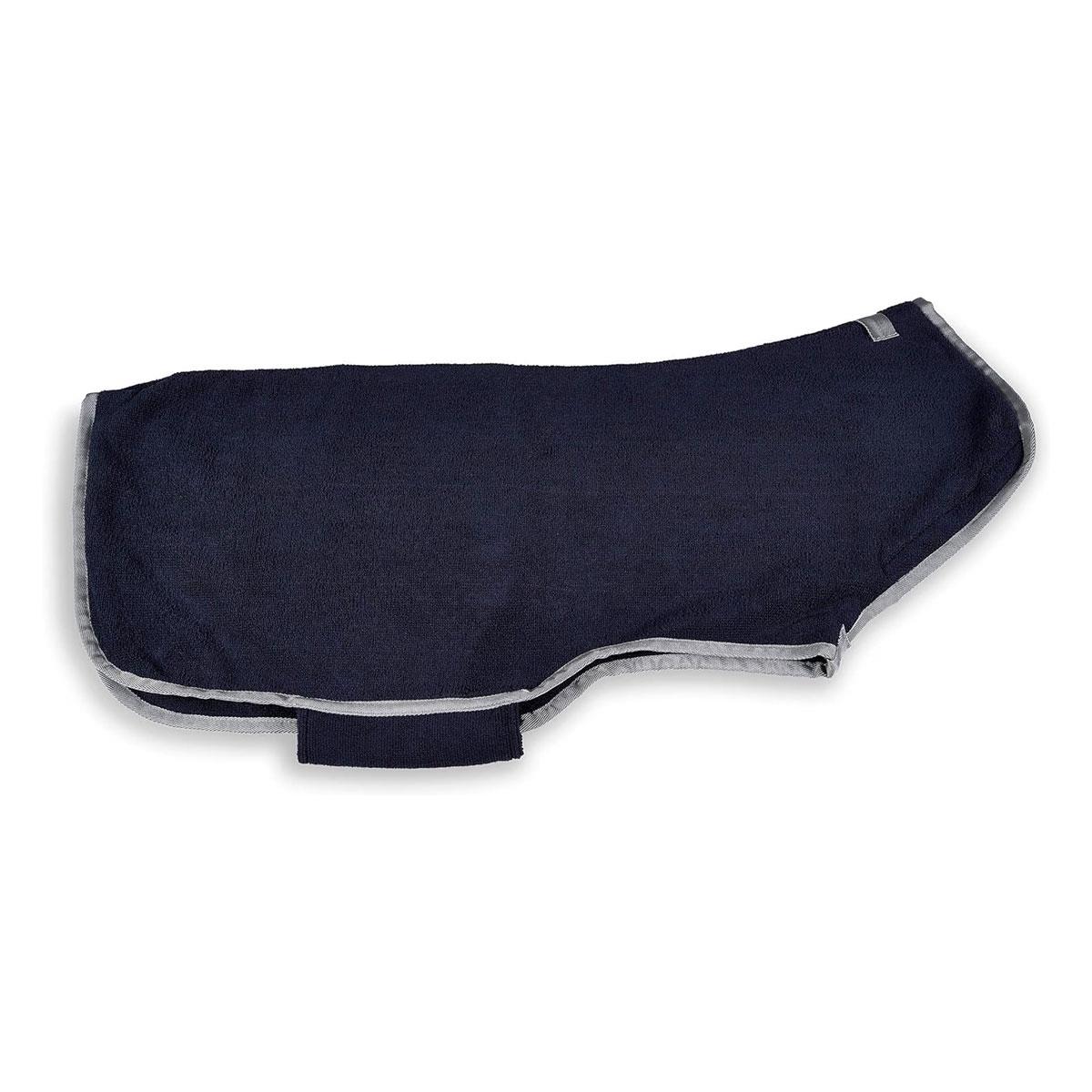 Petface Microfibre Dog Drying Robe Outdoor Paws Small 40cm Blue Lightweight Absorbent - Image 3