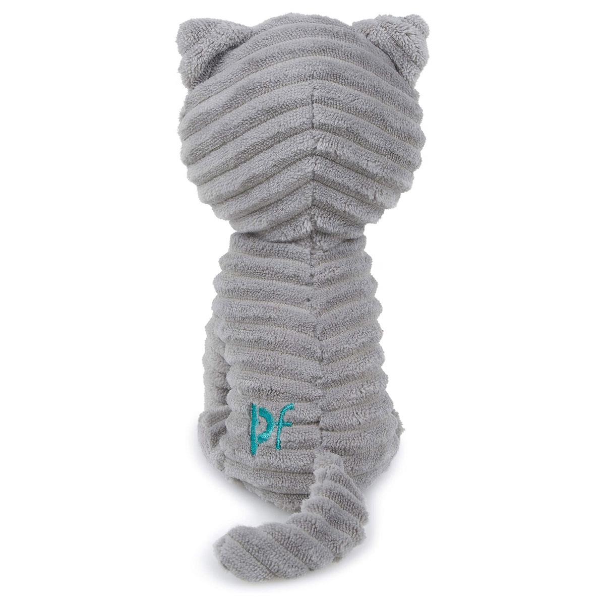 Petface Little Lu Lu Cord Plush Puppy Dog Toy Soft Lightweight Small Breed Grey - Image 3