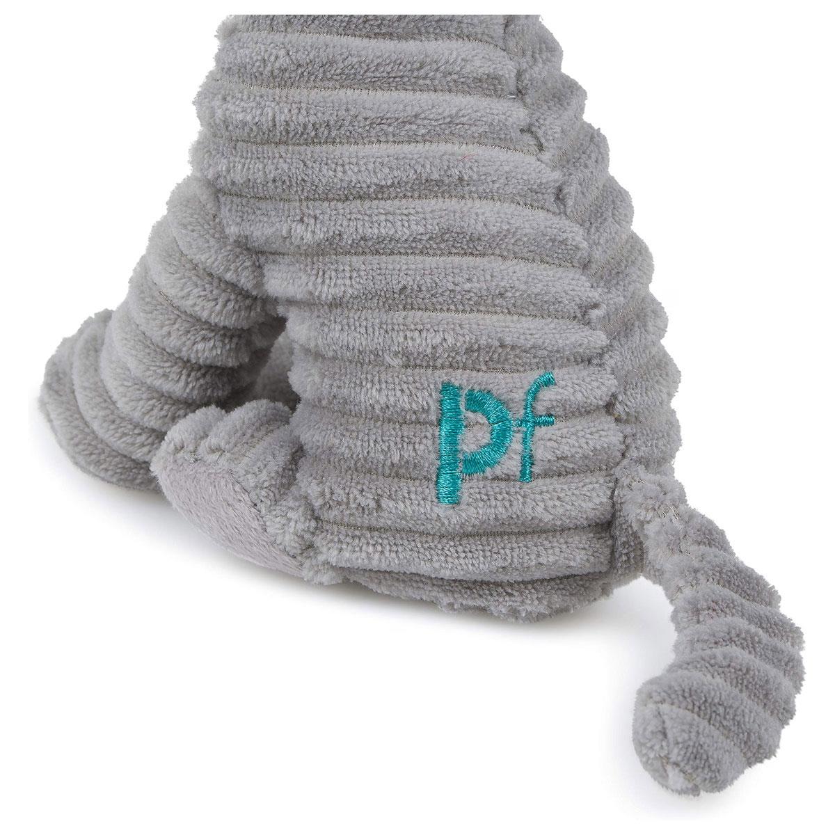 Petface Little Lu Lu Cord Plush Puppy Dog Toy Soft Lightweight Small Breed Grey - Image 4