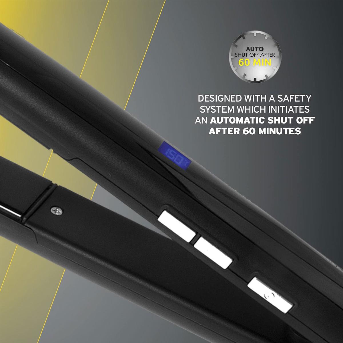 Wahl Afro Hair Straightener - Black Ceramic Flat Iron with Variable Temperature 150°C–230°C - Image 4