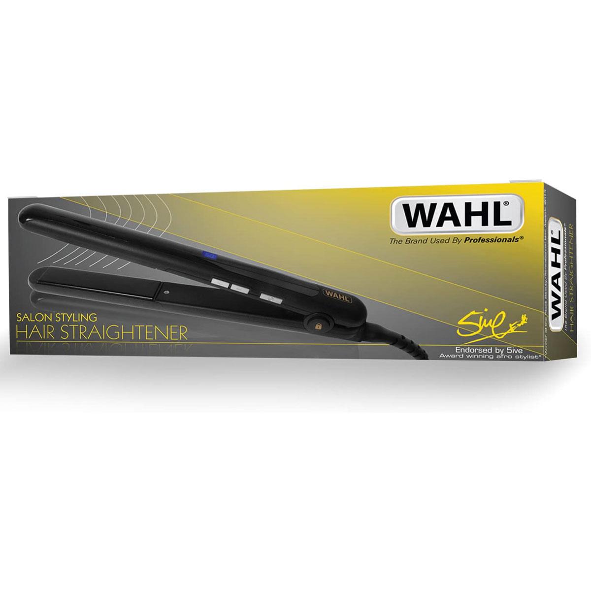 Wahl Afro Hair Straightener - Black Ceramic Flat Iron with Variable Temperature 150°C–230°C - Image 6