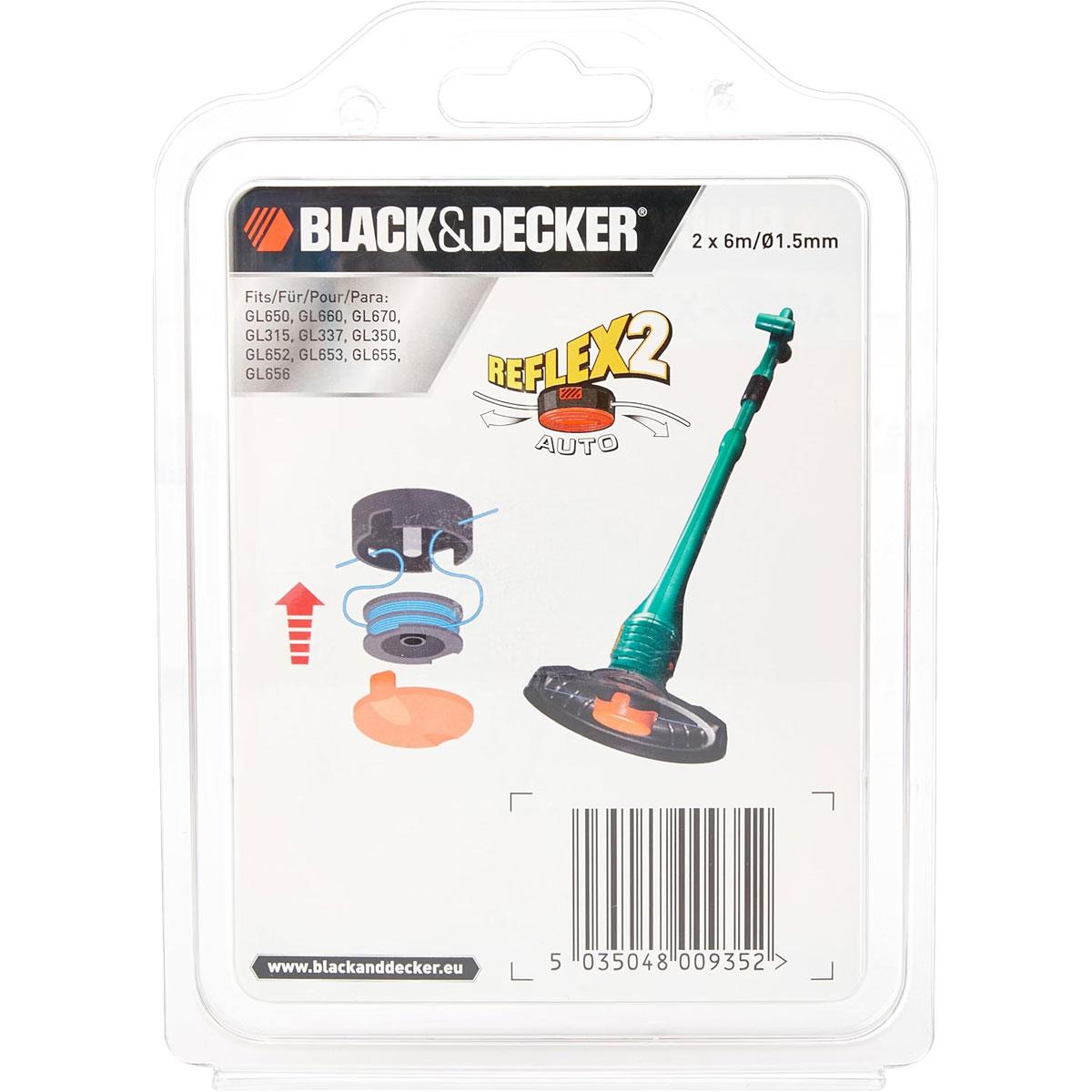 Black & Decker Dual Line Auto Feed Replacement Spool and Cap Strimmer Line - Image 4