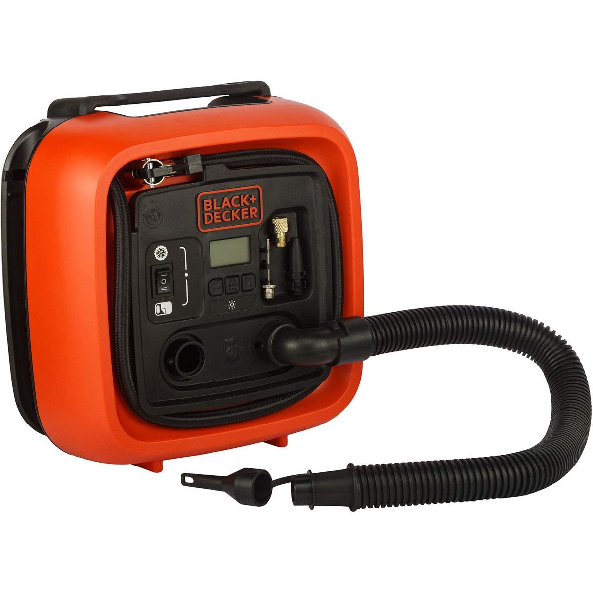 Black & Decker Cordless High Pressure Inflator 12V DC Air Compressor 160 PSI Orange - Image 5