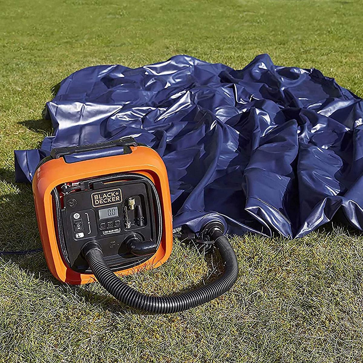 Black & Decker Cordless High Pressure Inflator 12V DC Air Compressor 160 PSI Orange - Image 11