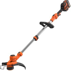 Black & Decker Cordless Grass Strimmer 36V 33cm with 2Ah Battery and Charger Orange
