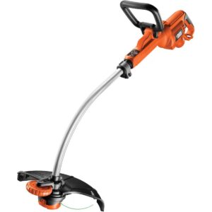 Black & Decker Electric Strimmer 700W 33cm Corded Grass Trimmer Auto Feed Orange