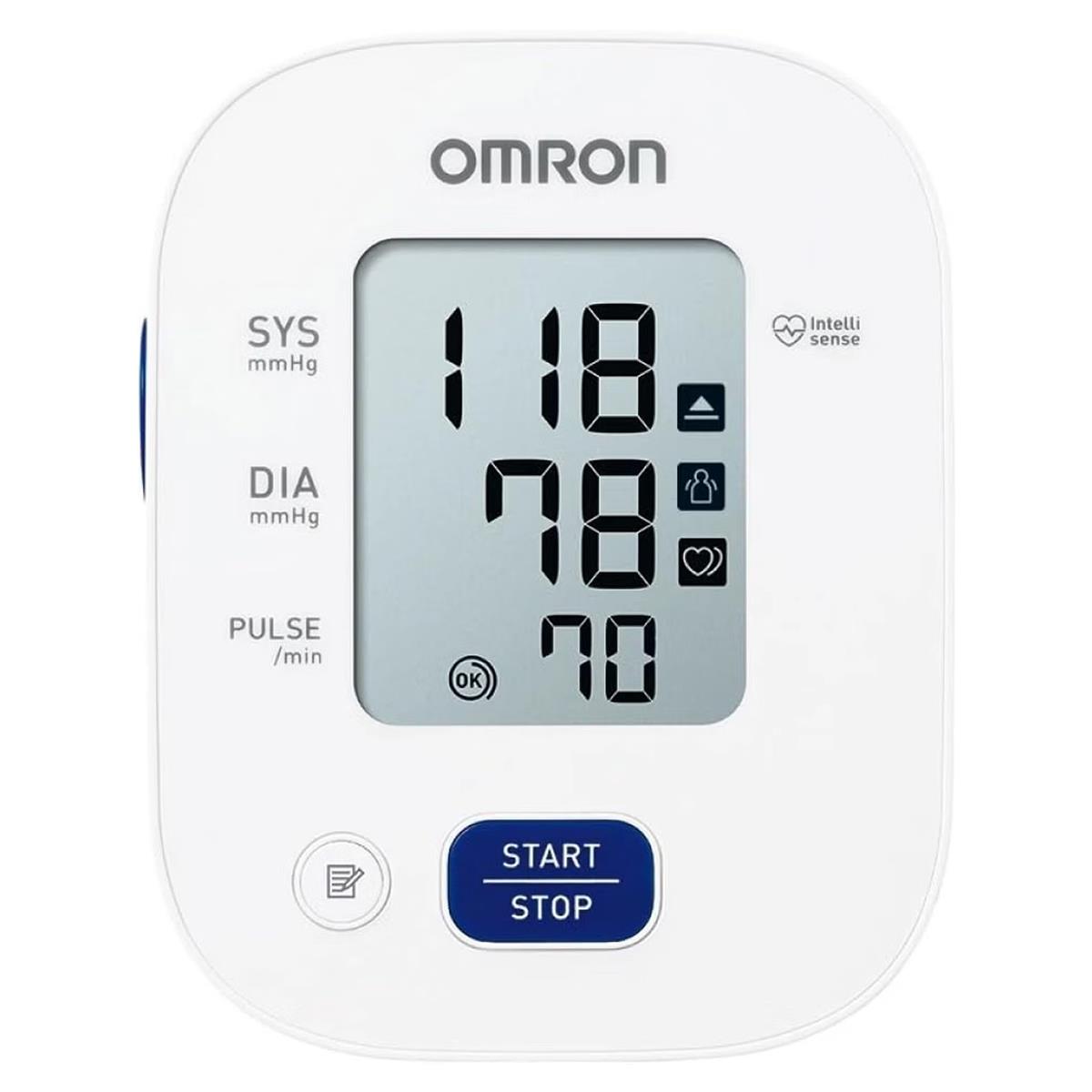Omron M2+ Basic Upper Arm Blood Pressure Monitor With Intellisense Technology 22-42 cm Cuff - Image 2