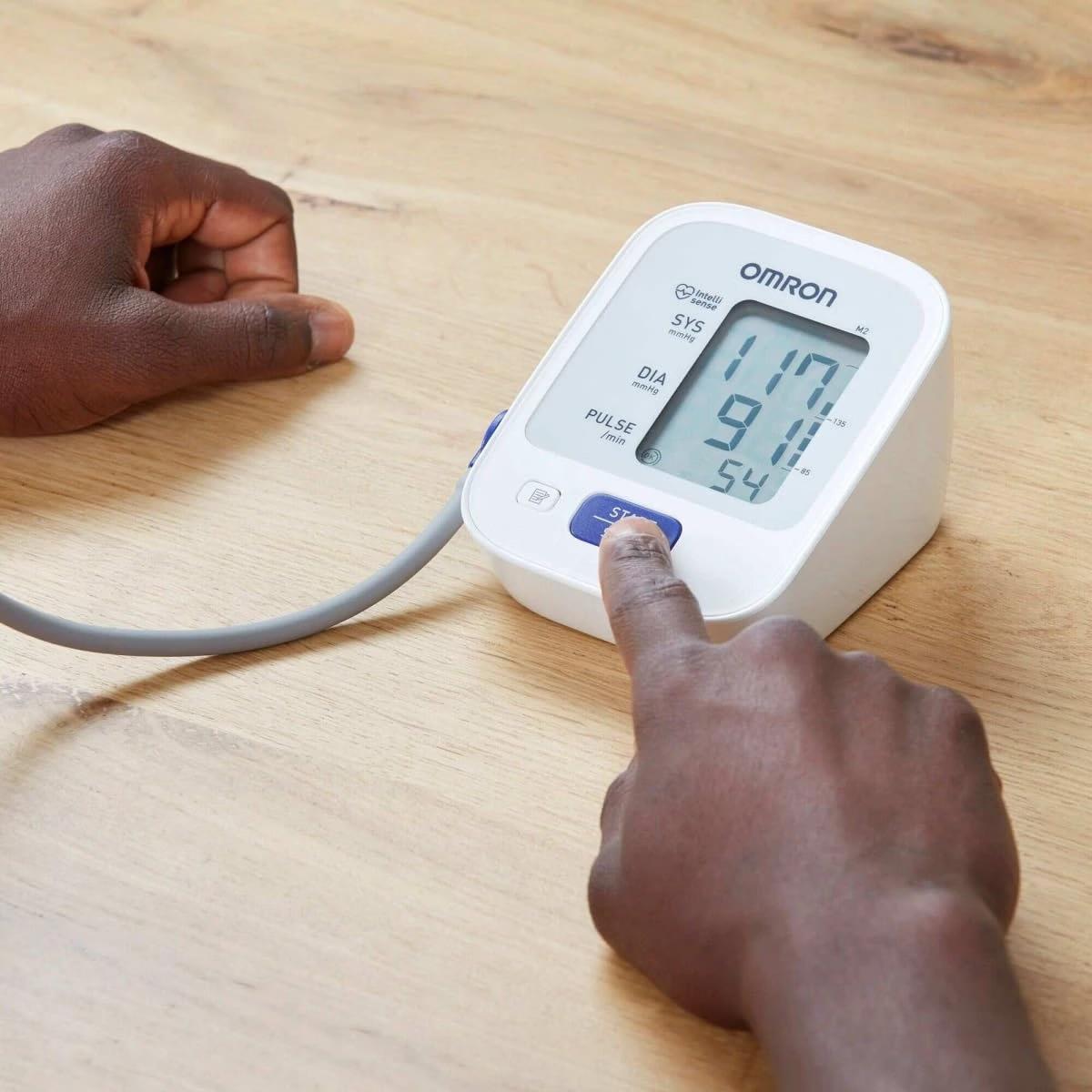 Omron M2+ Basic Upper Arm Blood Pressure Monitor With Intellisense Technology 22-42 cm Cuff - Image 4