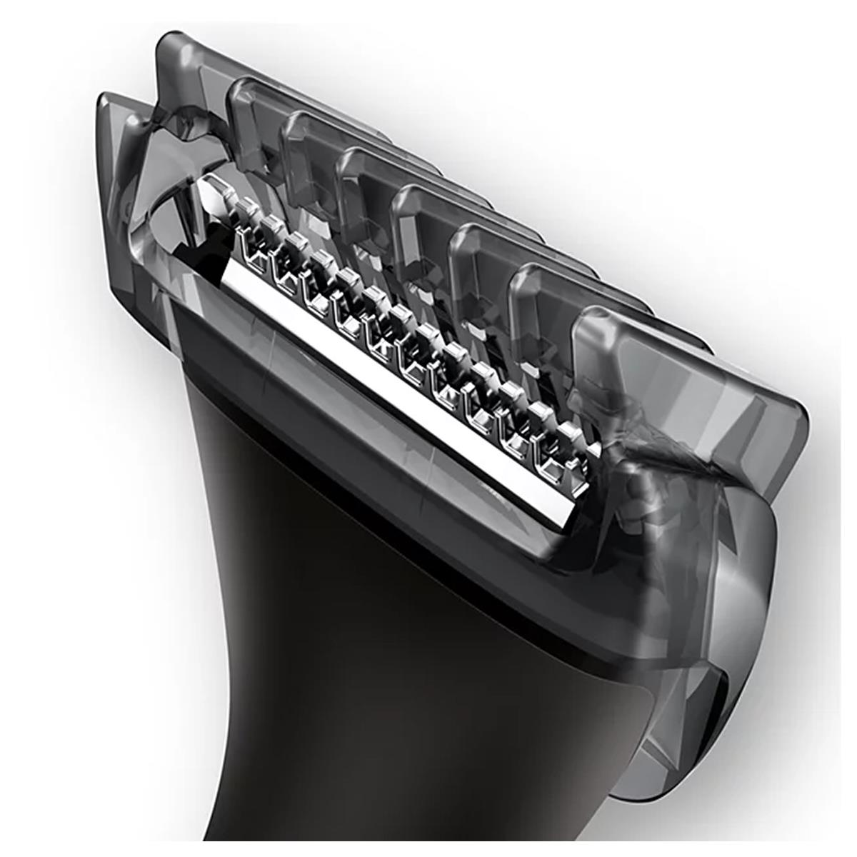 Philips Multigroom Series 1000 Waterproof Detail Beard Styler With DualCut Technology And 3 Precision Click-on Combs Black - Image 4
